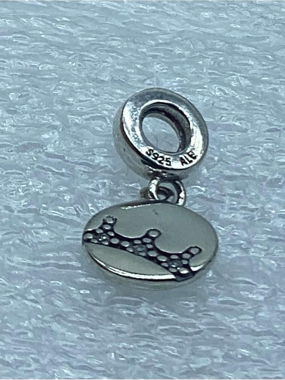 Pandora, “ Crown Tiara “ Dangle Charm S925 Ale A84-8